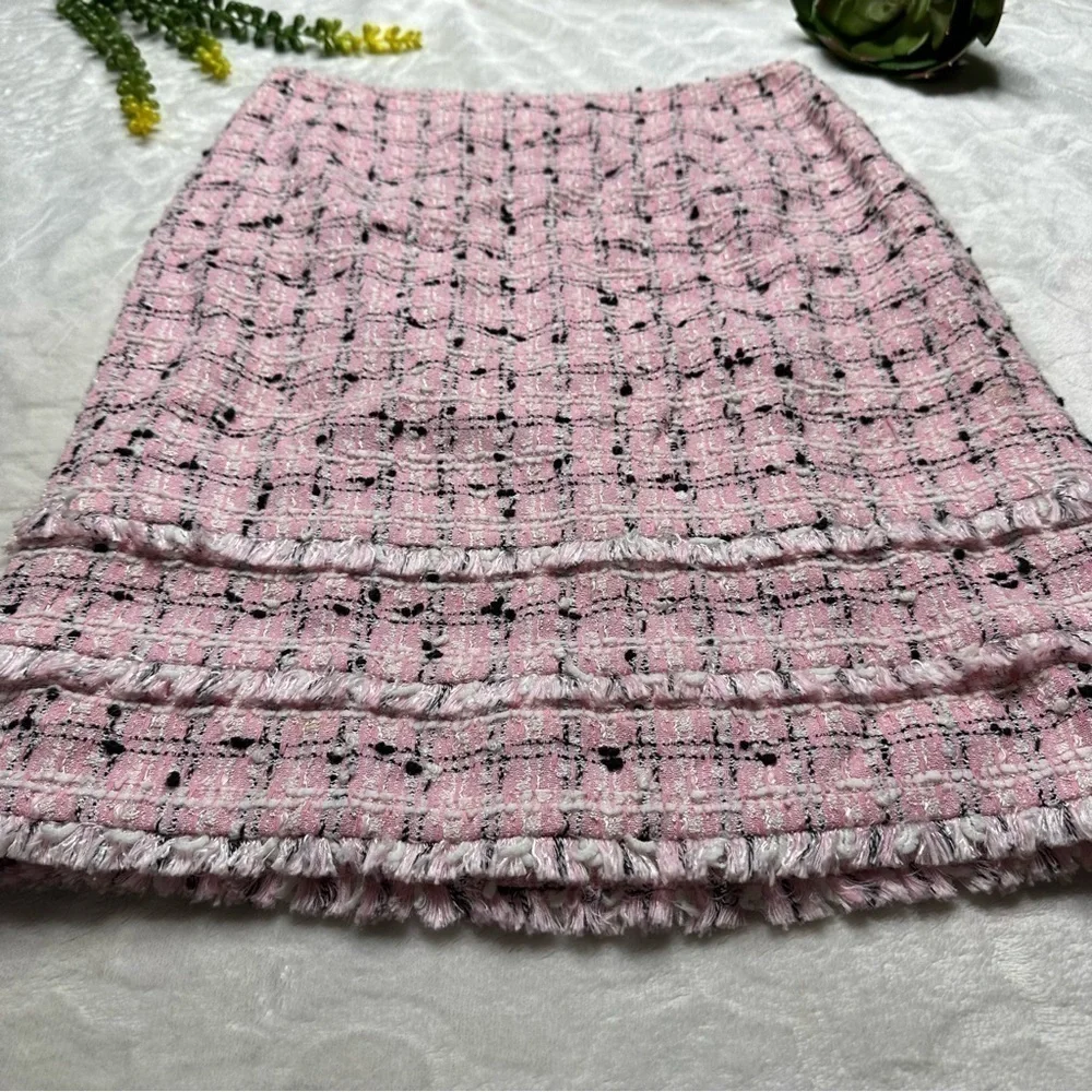 Escada tweed plaid